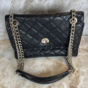 Kate Spade New York Natalia Flap Crossbody Shoulder Bag Medium - Black